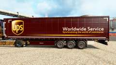 Скин UPS на полуприцепы для Euro Truck Simulator 2