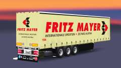 Шторный полуприцеп Schmitz Fritz Mayer для Euro Truck Simulator 2