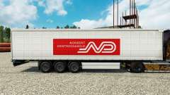 Скин Norbert Dentressangle на полуприцепы для Euro Truck Simulator 2
