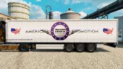 Скин American Truck Promotion на полуприцепы для Euro Truck Simulator 2