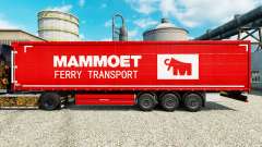 Скин Mammoet на полуприцепы для Euro Truck Simulator 2