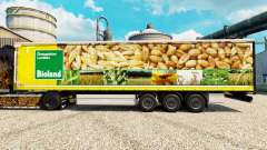 Скин Bioland на полуприцепы для Euro Truck Simulator 2