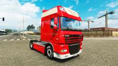 Скин Peter Appel на тягач DAF для Euro Truck Simulator 2