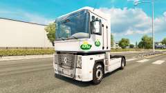 Скин Arla v2.0 на тягач Renault для Euro Truck Simulator 2