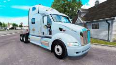 Скин Mercer на тягач Peterbilt 387 для American Truck Simulator