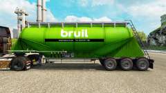 Скин Bruil на цементный полуприцеп для Euro Truck Simulator 2