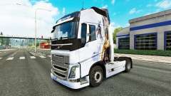 Скин Drache v1.1 на тягач Volvo для Euro Truck Simulator 2