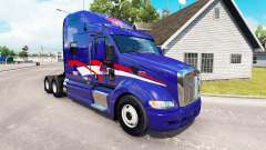 Скин B.T.Inc. на тягач Peterbilt 387 для American Truck Simulator