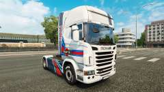 Скин Martini Rancing на тягач Scania для Euro Truck Simulator 2