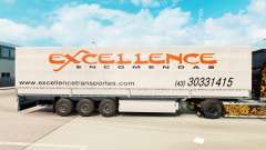 Скин Excellence Encomendas на полуприцепы для Euro Truck Simulator 2
