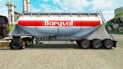 Скин Baryval на цементный полуприцеп для Euro Truck Simulator 2