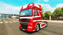 Скин Metallic на тягач DAF для Euro Truck Simulator 2