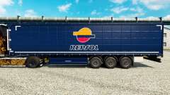 Скин Repsol v2 на полуприцепы для Euro Truck Simulator 2