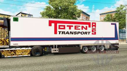 Полуприцеп-рефрижератор Chereau Toten Transport для Euro Truck Simulator 2