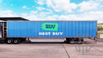 Скин Best Buy на удлинённый полуприцеп для American Truck Simulator