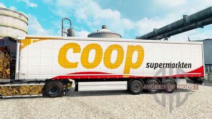 Скин Coop на полуприцепы для Euro Truck Simulator 2