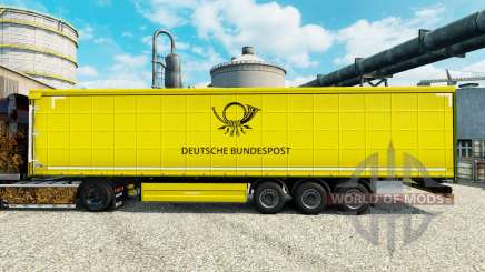 Скин Deutsche Bundespost на полуприцепы для Euro Truck Simulator 2