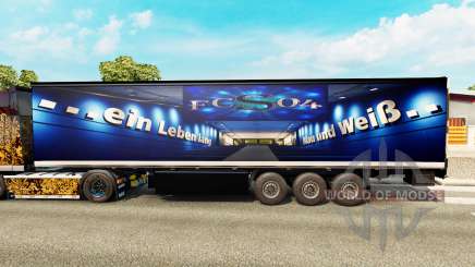 Скин FC Schalke 04 на полуприцепы для Euro Truck Simulator 2