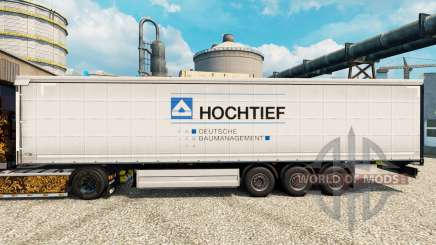 Скин Hochtief на полуприцепы для Euro Truck Simulator 2