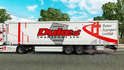 Скин Dukes Transport на полуприцепы для Euro Truck Simulator 2