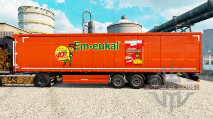 Скин Kinder Em-eukal на полуприцепы для Euro Truck Simulator 2