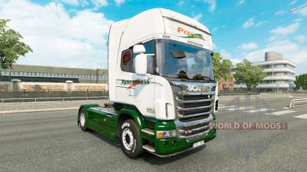 Скин Panexpress на тягач Scania для Euro Truck Simulator 2