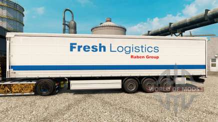 Скин Fresh Logistics на полуприцепы для Euro Truck Simulator 2