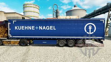 Скин Kuehne Nagel на полуприцепы для Euro Truck Simulator 2