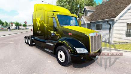 Скин Instinct на тягач Peterbilt 579 для American Truck Simulator