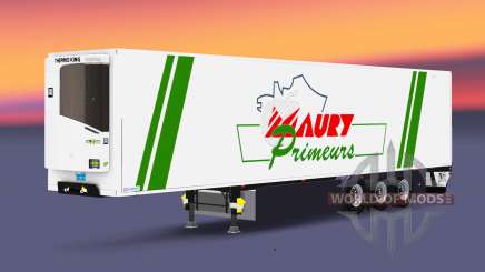 Полуприцеп-рефрижератор Lamberet Maury Primeurs для Euro Truck Simulator 2