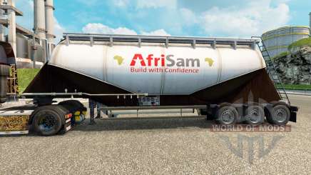 Скин AfriSam на цементный полуприцеп для Euro Truck Simulator 2