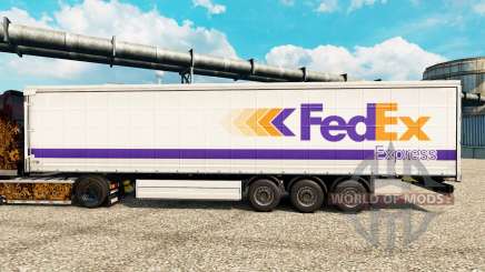 Скин FedEx Express на полуприцепы для Euro Truck Simulator 2