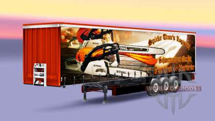 Скин Spike Trans Logistic на полуприцепы для Euro Truck Simulator 2