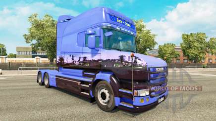 Скин Euro Trans на тягач Scania T для Euro Truck Simulator 2