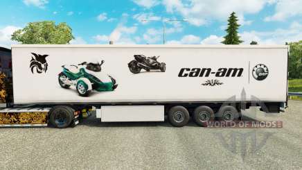 Скин Can-Am на полуприцепы для Euro Truck Simulator 2