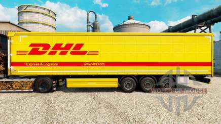 Скин DHL на полуприцепы для Euro Truck Simulator 2