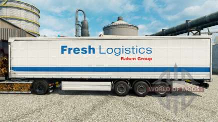 Скин Fresh Logistics на полуприцепы для Euro Truck Simulator 2