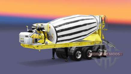 Полуприцеп бетоносмеситель для Euro Truck Simulator 2