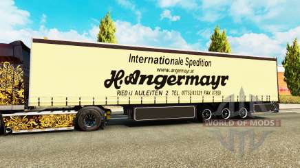 Шторный полуприцеп Vogelzang Angermayr для Euro Truck Simulator 2
