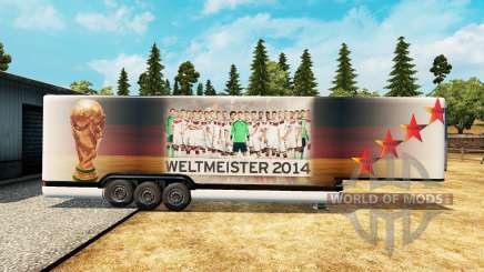 Полуприцеп-рефрижератор World Cup 2014 для Euro Truck Simulator 2