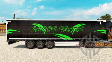 Скин Sachs Trans на шторный полуприцеп для Euro Truck Simulator 2