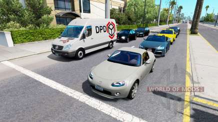 Расширенный трафик v1.4 для American Truck Simulator