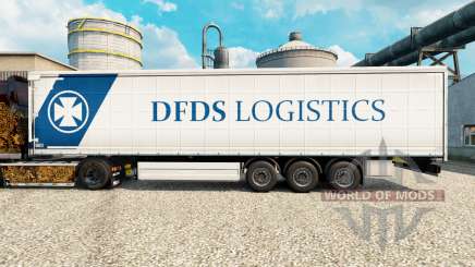 Скин DFDS Logistics на полуприцепы для Euro Truck Simulator 2