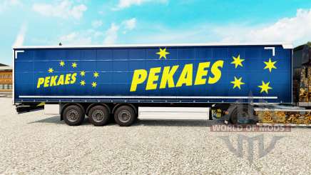 Скин Pekaes на шторный полуприцеп для Euro Truck Simulator 2