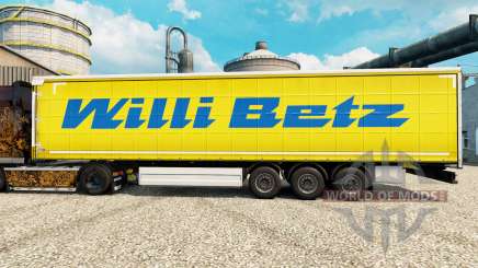 Скин Willi Betz на полуприцепы для Euro Truck Simulator 2