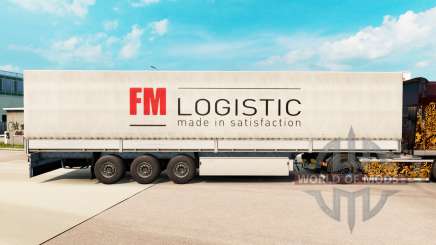 Скин FM Logistic на полуприцепы для Euro Truck Simulator 2