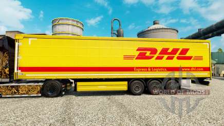 Скин DHL на полуприцепы для Euro Truck Simulator 2