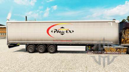 Скин Pall-Ex на шторный полуприцеп для Euro Truck Simulator 2