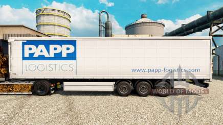 Скин Papp Logistics на полуприцепы для Euro Truck Simulator 2