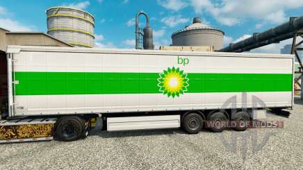 Скин BP на полуприцепы для Euro Truck Simulator 2